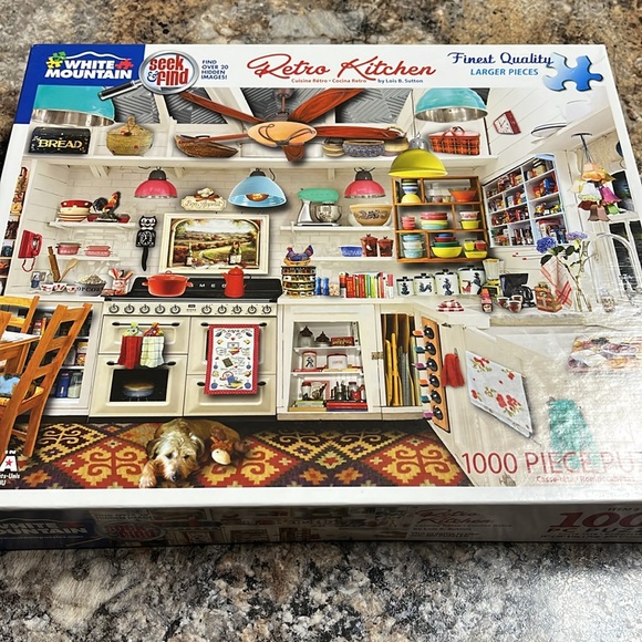 White Mountain Retro Kitchen Puzzle-2021 - Picture 5 of 5